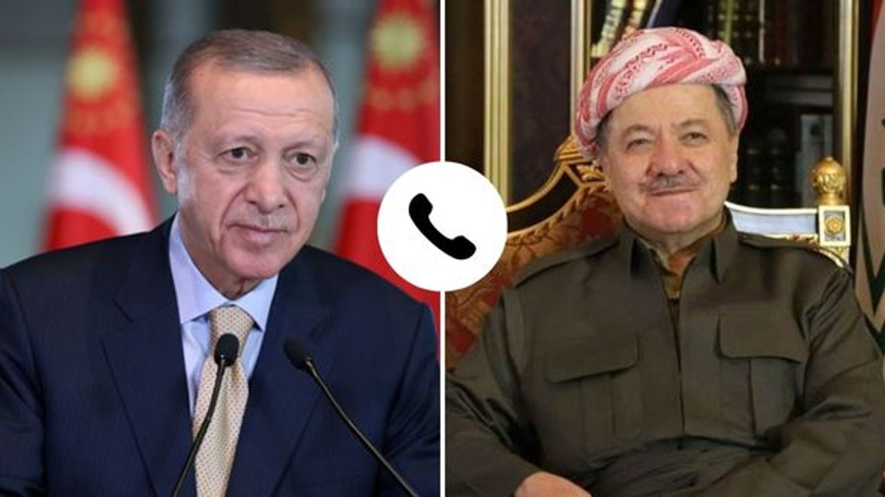 Mesud Barzani’den Erdoğan'a tebrik telefonu