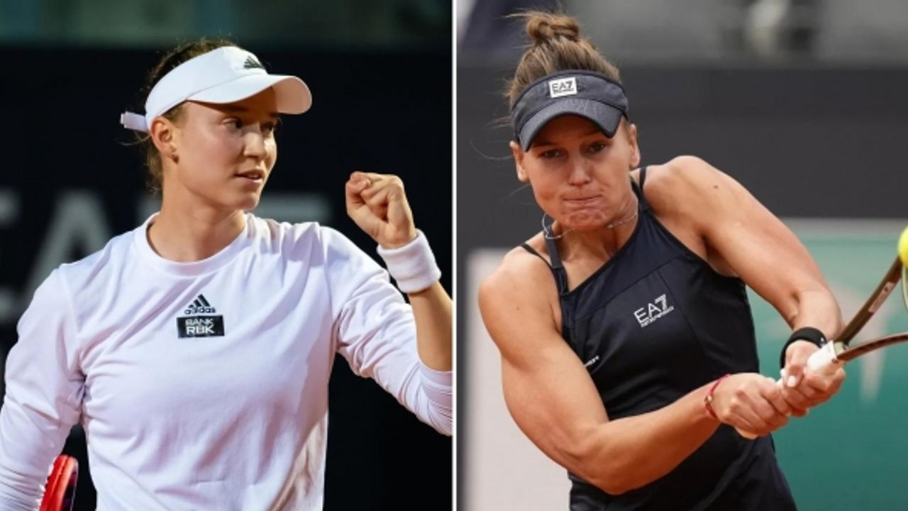 Tek kadınlarda final Rybakina ile Kalinina arasında
