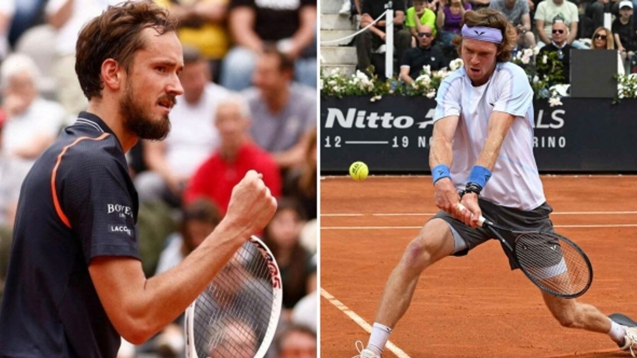 Roma’da Medvedev ve Rublev üst turda