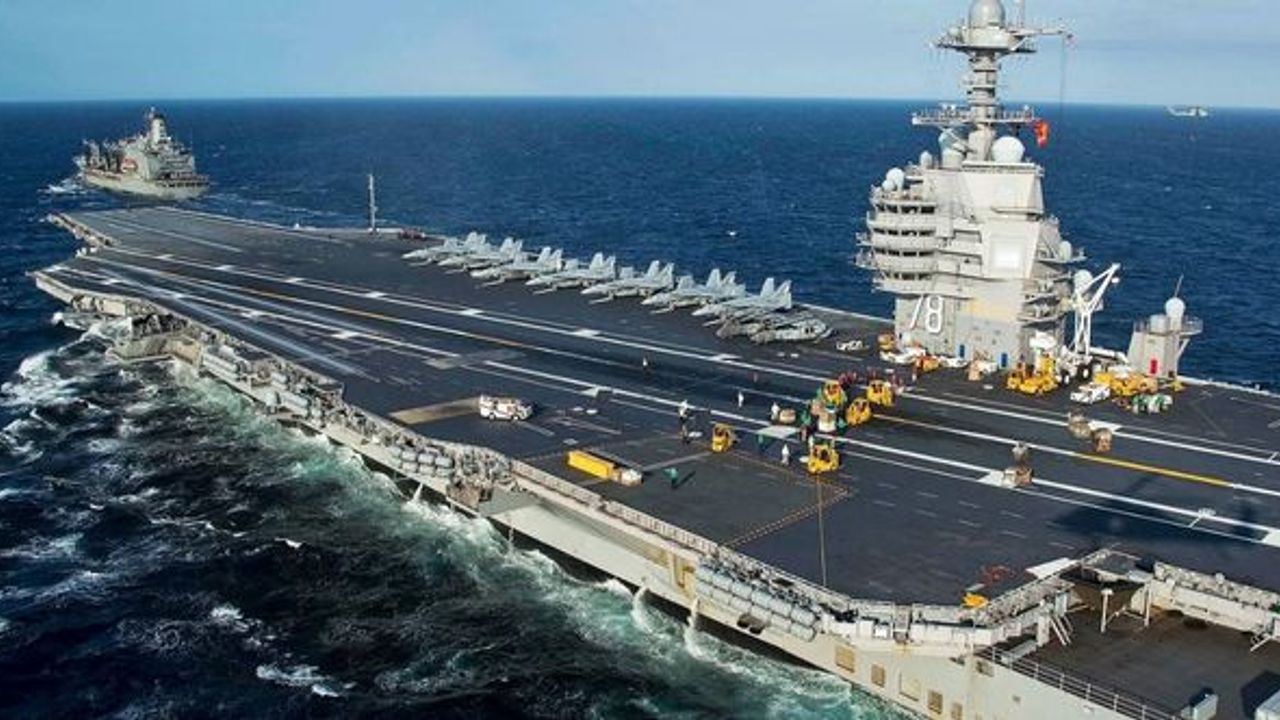 Dünyanın en büyük uçak gemisi NATO komutasında