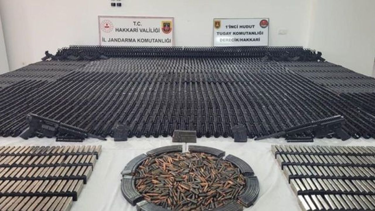 Katır üzerinde Irak'a silah parçası ve mühimmat geçirmeye çalışan kişiler yakalandı