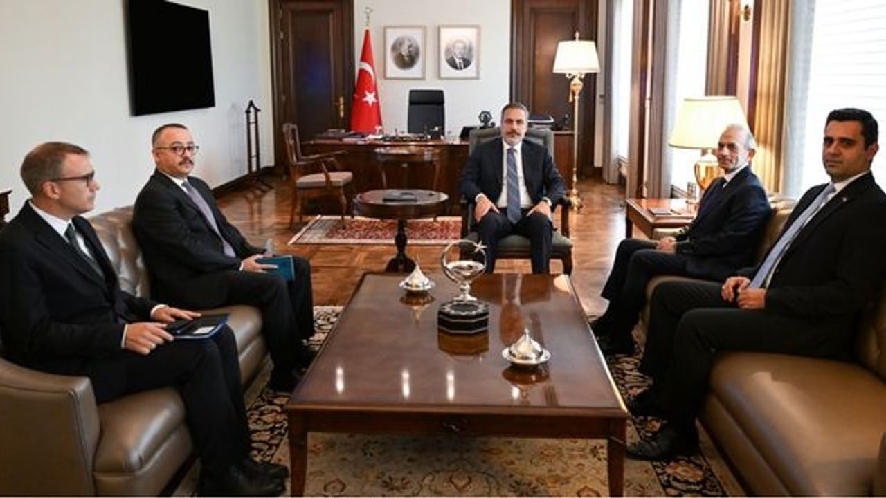 ITC Başkanı Turan, Türkiye Dışişleri Bakanı Fidan ile görüştü