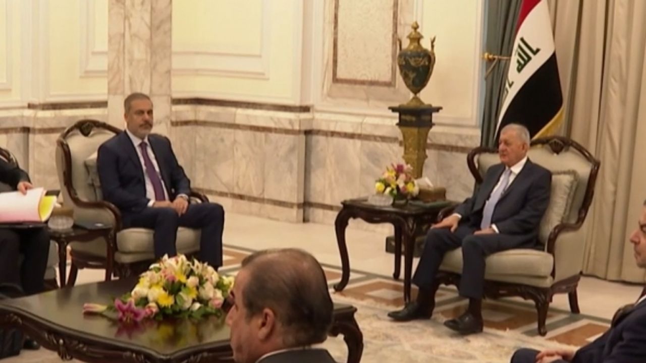 Cumhurbaşkanı Reşid ile Dışişleri Bakanı Fidan bir araya geldi