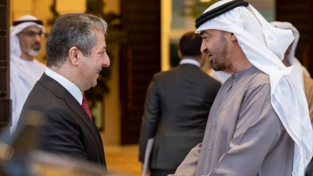 IKBY Başbakanı Barzani ile BAE Devlet Başkanı görüştü