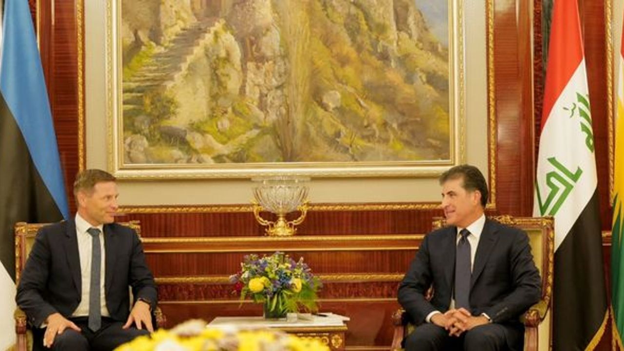 IKBY Başkanı Barzani, Estonya Savunma Bakanı ile görüştü