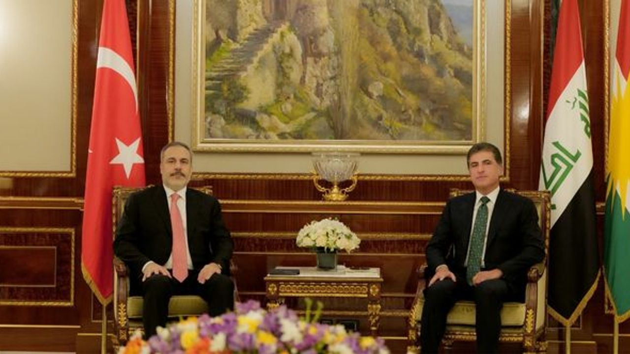 IKBY Başkanı Barzani ile Bakan Fidan görüştü