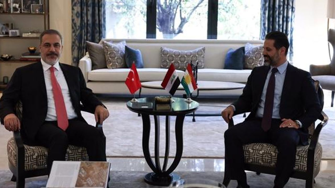 Kubat Talabani ile Hakan Fidan görüştü