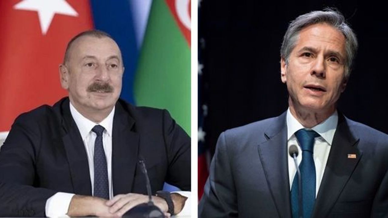 Blinken ve Aliyev, Karabağ'ı görüştü