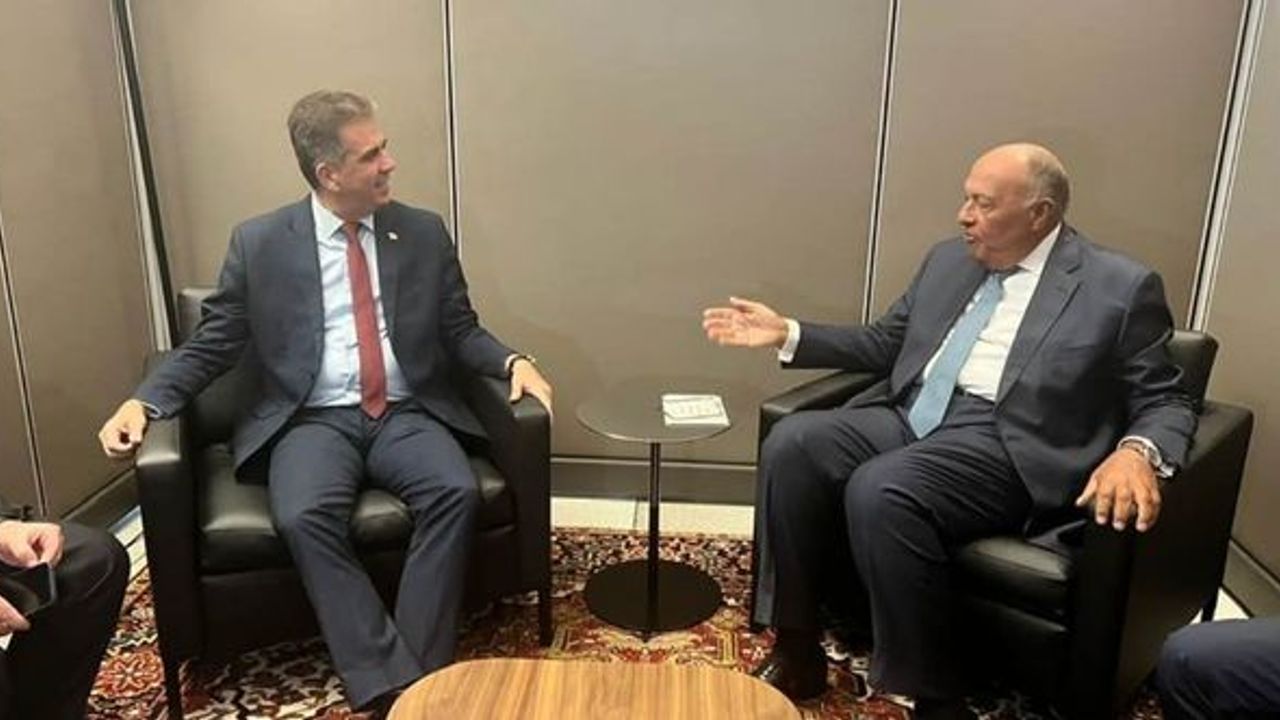 Mısır ve İsrail dışişleri bakanları bir araya geldi