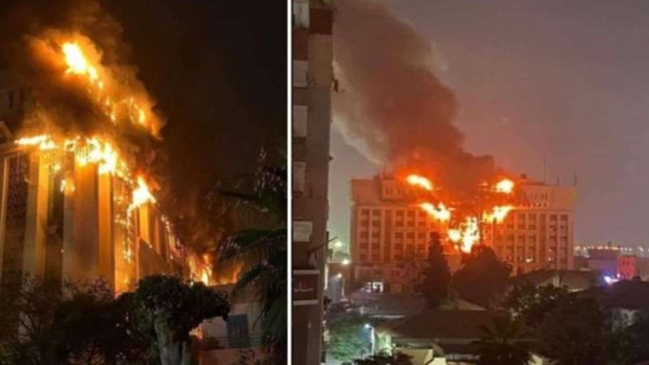 Mısır'daki yangında 38 kişi yaralandı