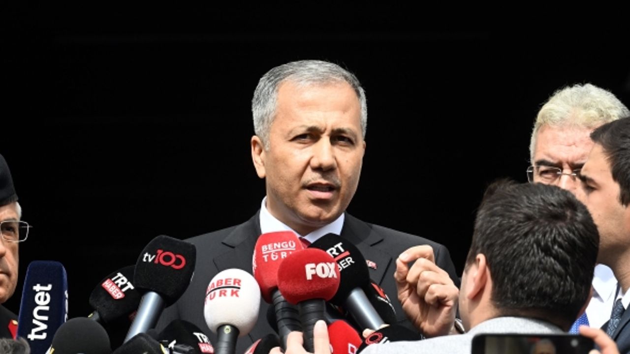 Türkiye İçişleri Bakanı Yerlikaya'dan basın açıklaması