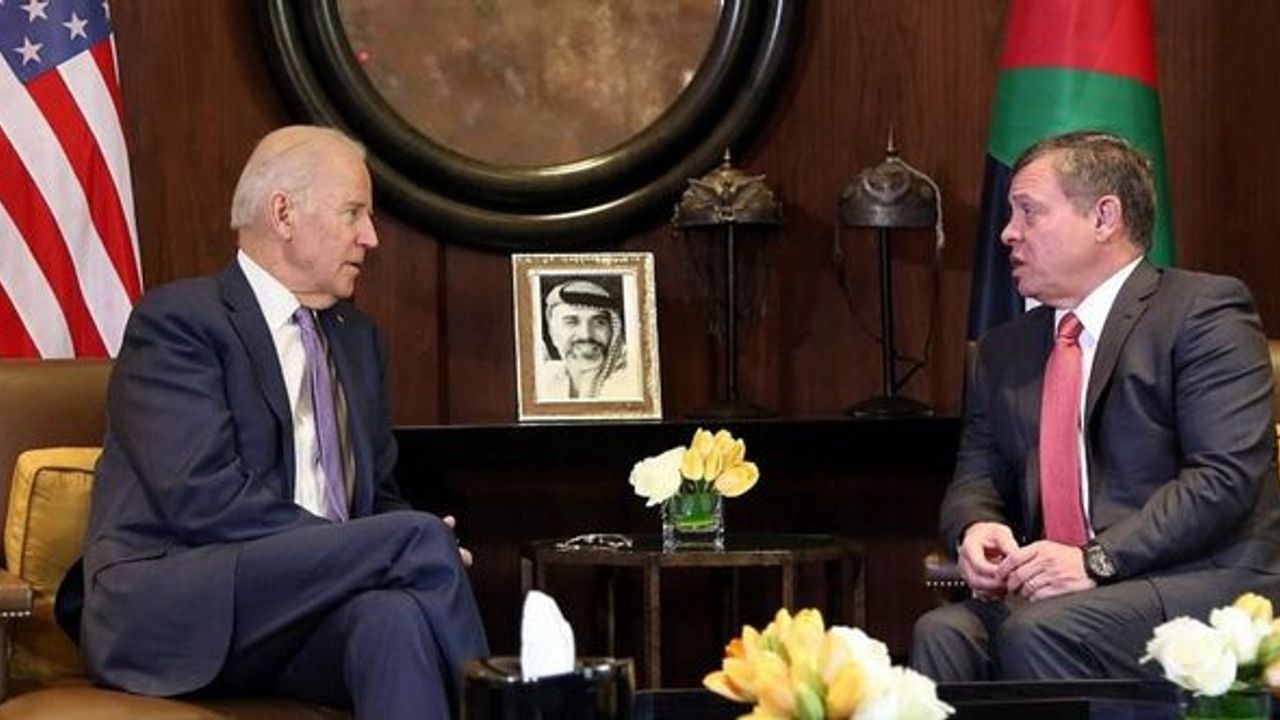 Biden ile Ürdün Kralı 2. Abdullah Gazze'yi görüştü