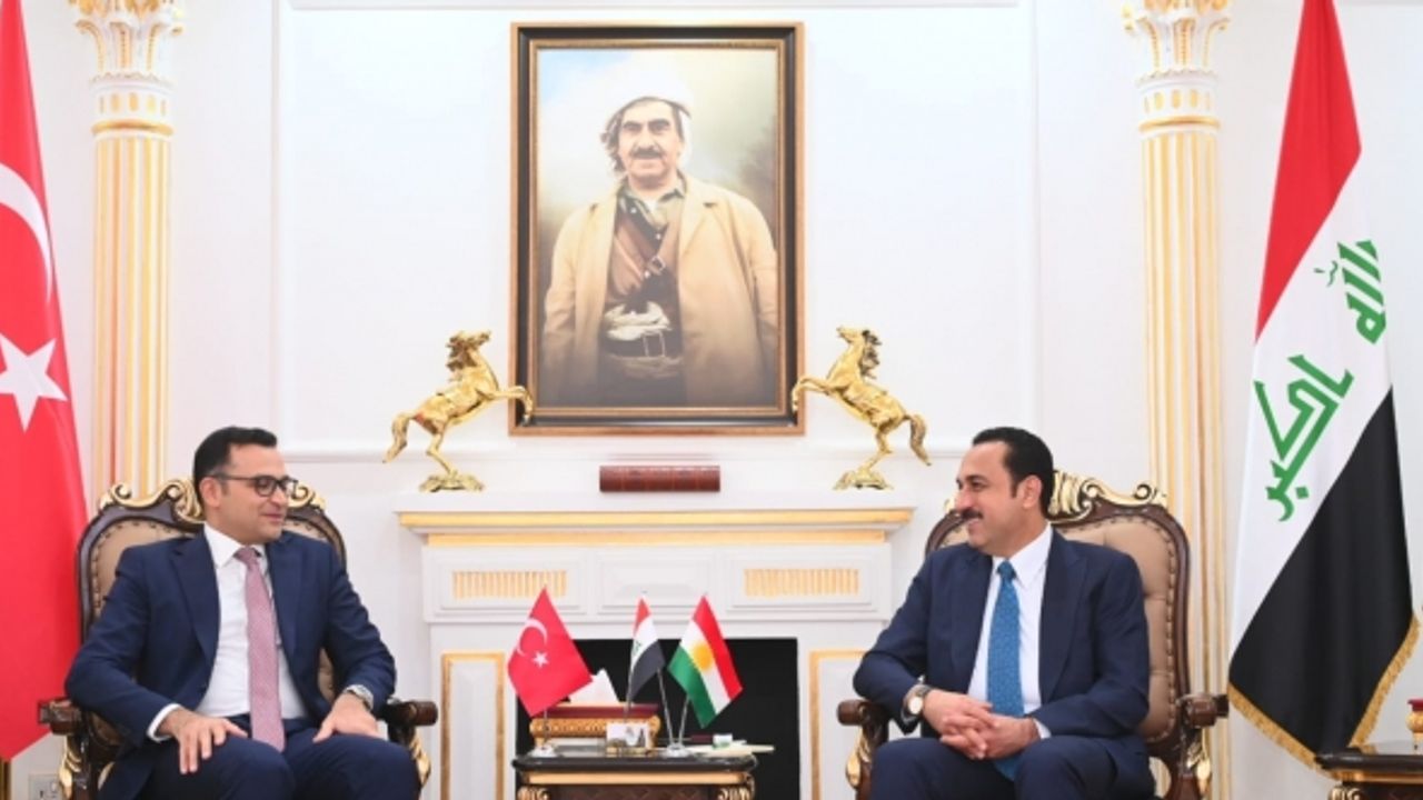 Erbil Valisi ile Türkiye'nin Erbil Başkonsolosu görüştü