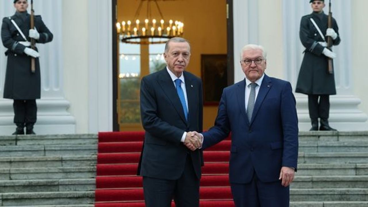 Erdoğan, Almanya Cumhurbaşkanı Steinmeier ile görüştü