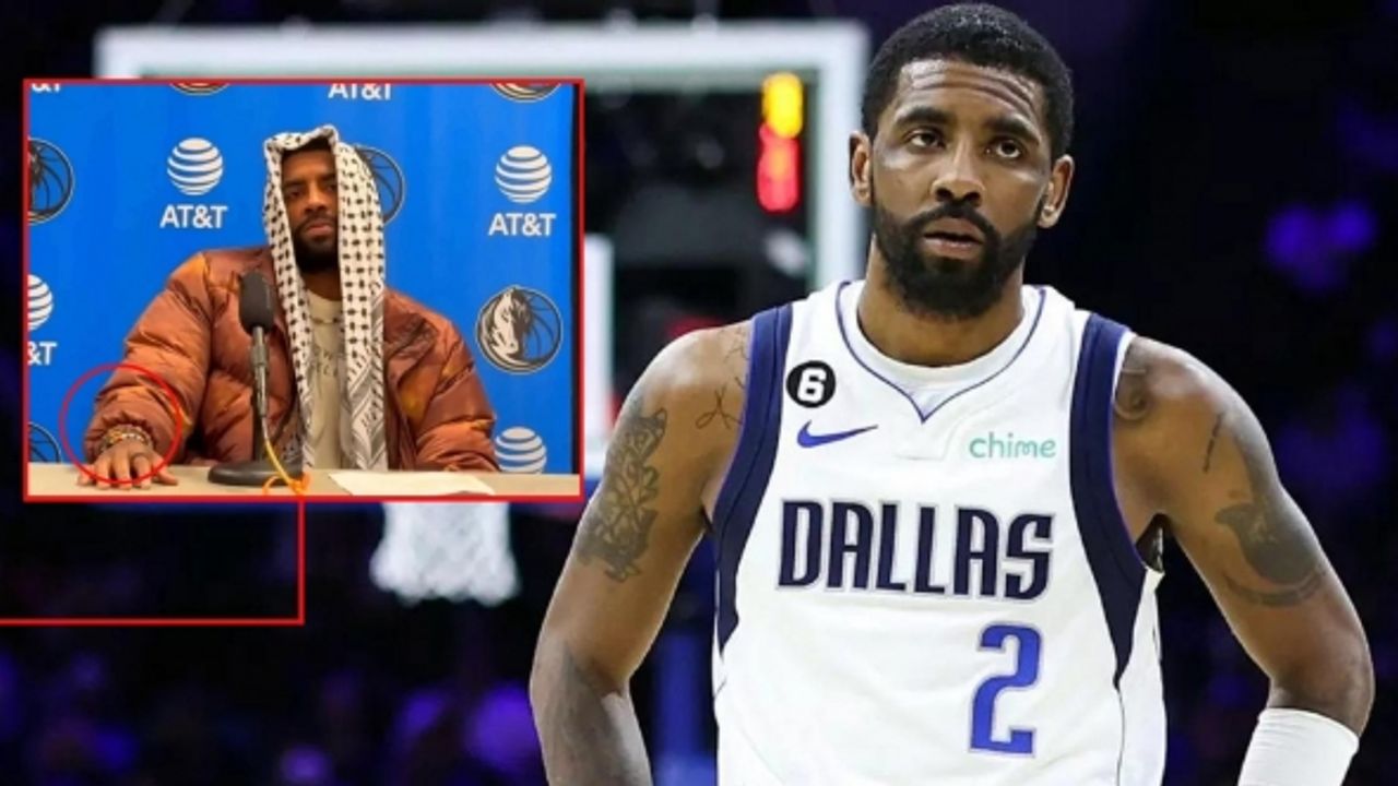 NBA yıldızı basın toplantısına Filistin kefiyesi ve bilekliğiyle çıktı