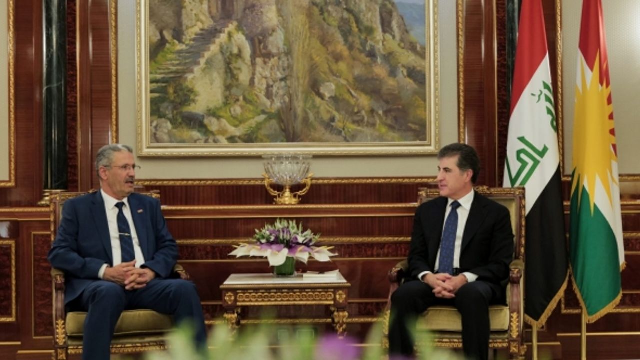 Neçirvan Barzani ile Bakan Abdulgani petrol ihracatını görüştü