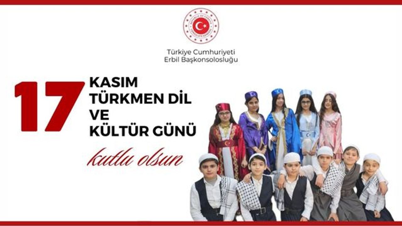 Türkiye'nin Erbil Başkonsolosluğundan Türkmenlere tebrik mesajı