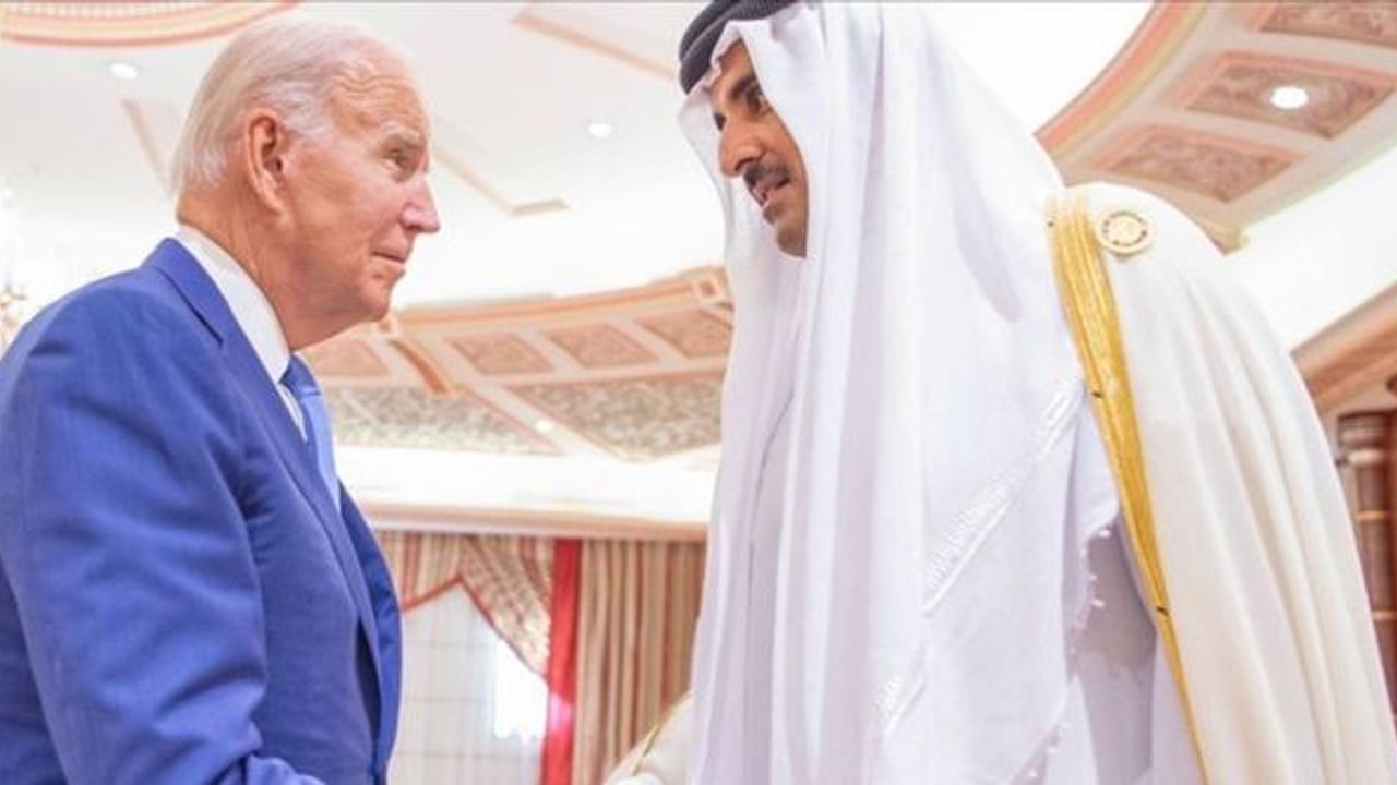 ABD Başkanı Biden ve Katar Emiri Al Sani, Gazze'yi görüştü