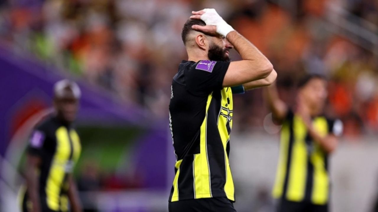 Benzema penaltı kaçırdı, Al Ittihad 2. turda elendi