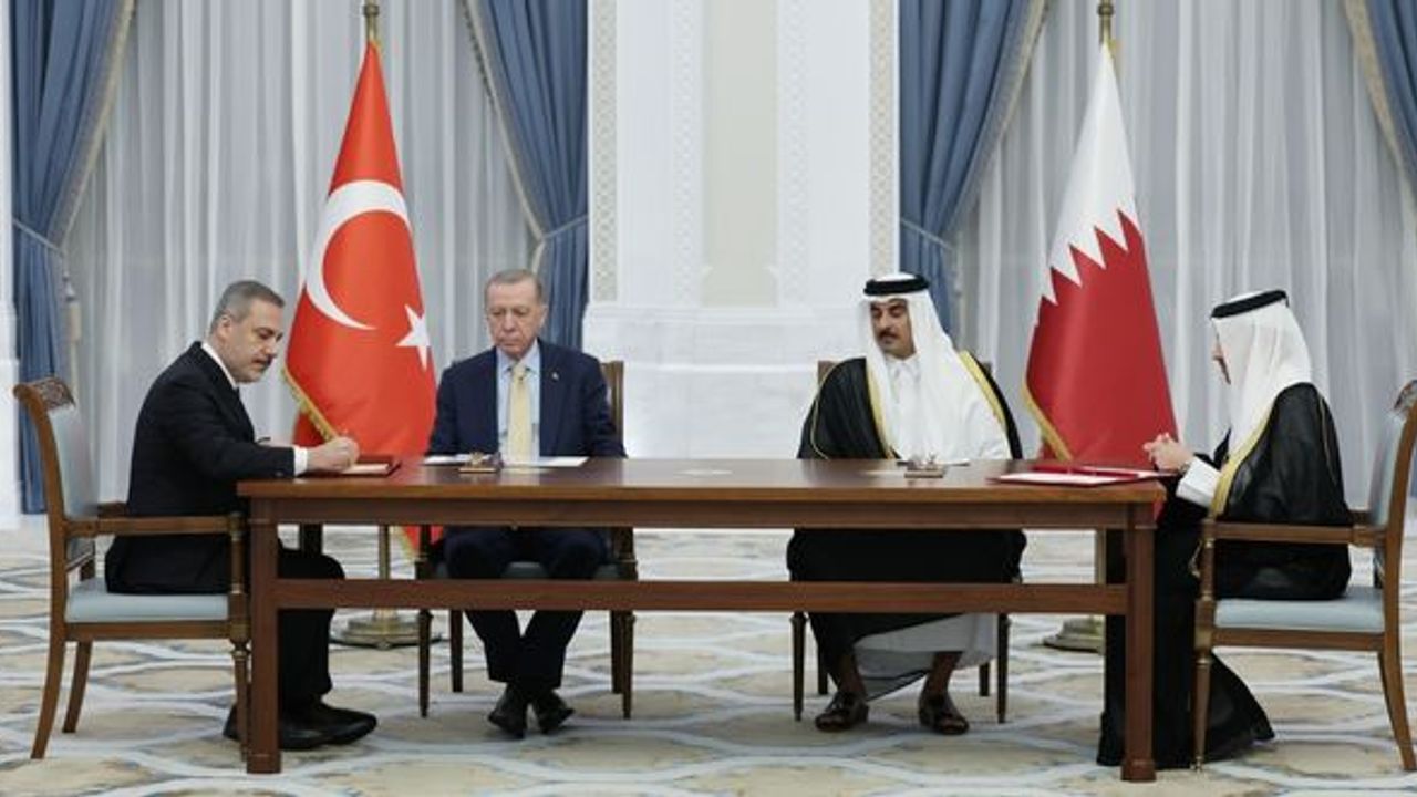 Türkiye ile Katar arasında ortak bildiri ve 12 anlaşma imzalandı