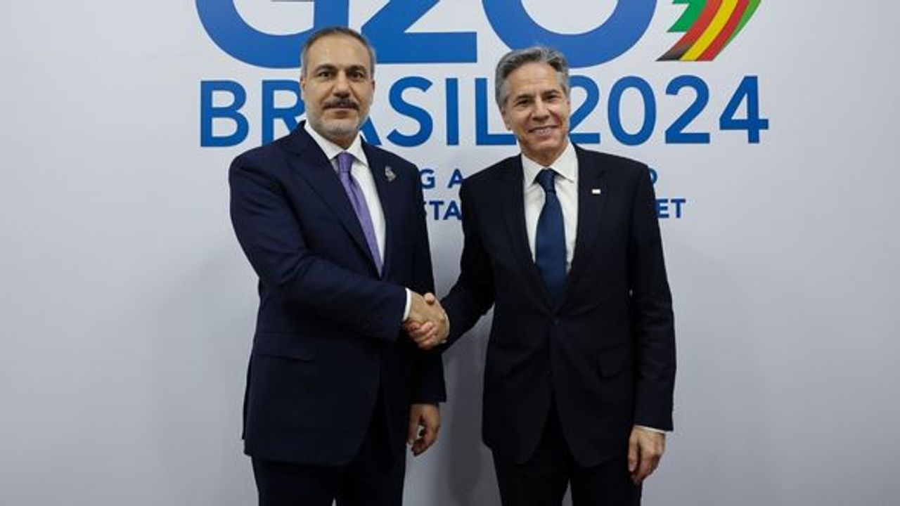 Bakan Fidan,  ABD Dışişleri Bakanı Blinken ile görüştü