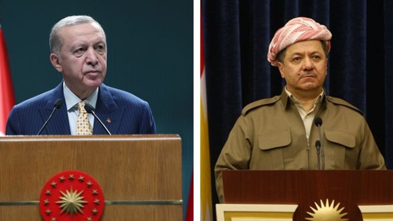 Erdoğan'dan Barzani'ye taziye mesajı