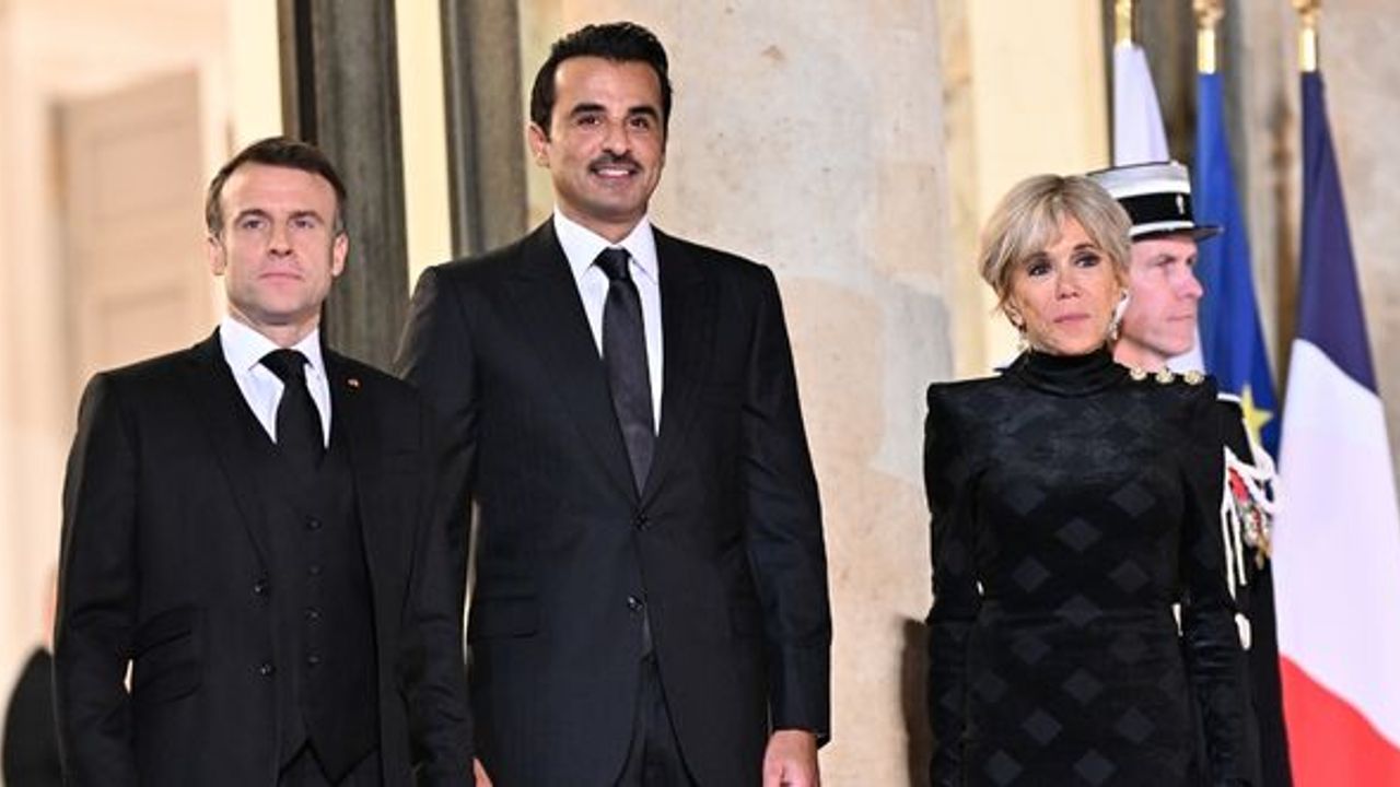 Macron ve Şeyh Temim, İsrail'in Refah'a saldırılarına karşı olduklarını belirtti
