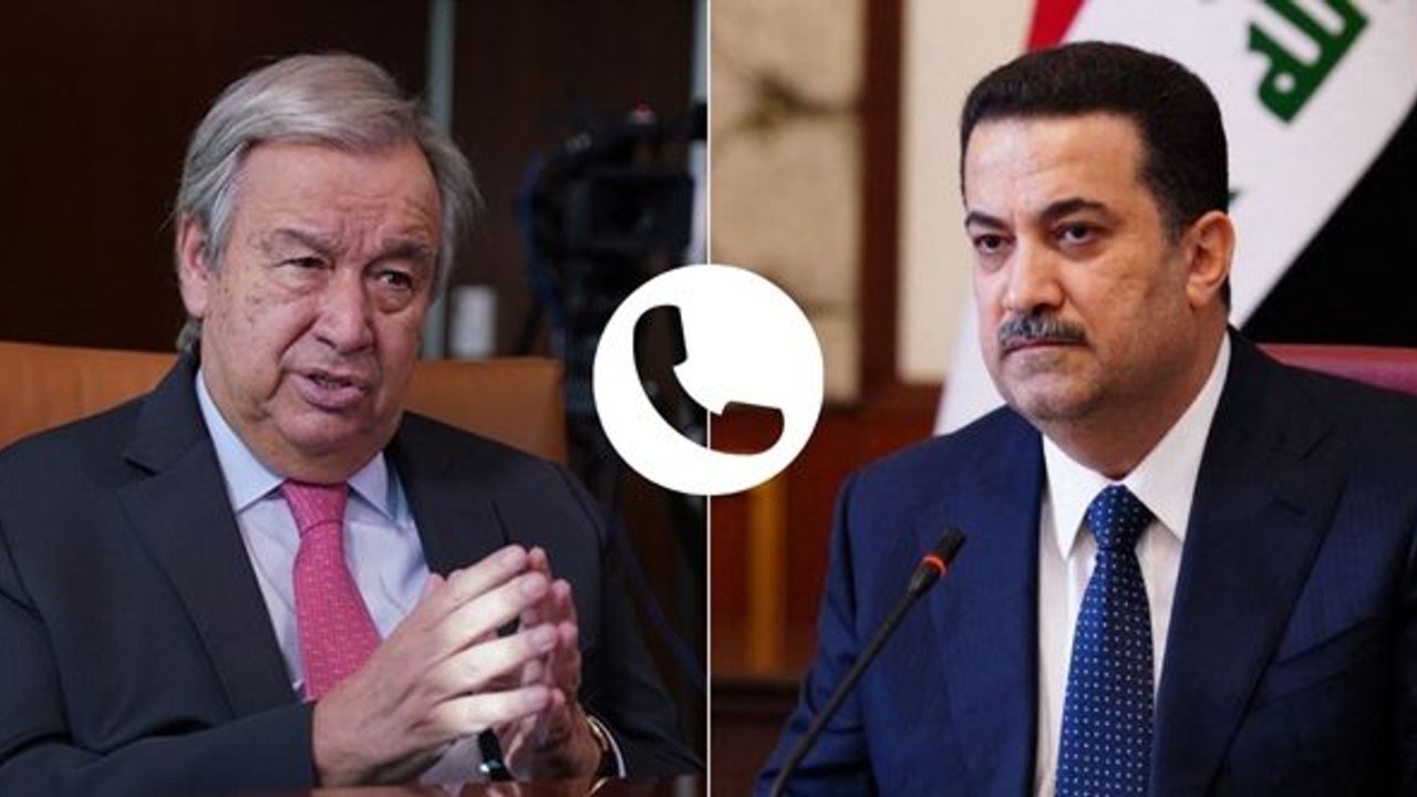 Sudani ile Guterres, Gazze’deki son durumu görüştü