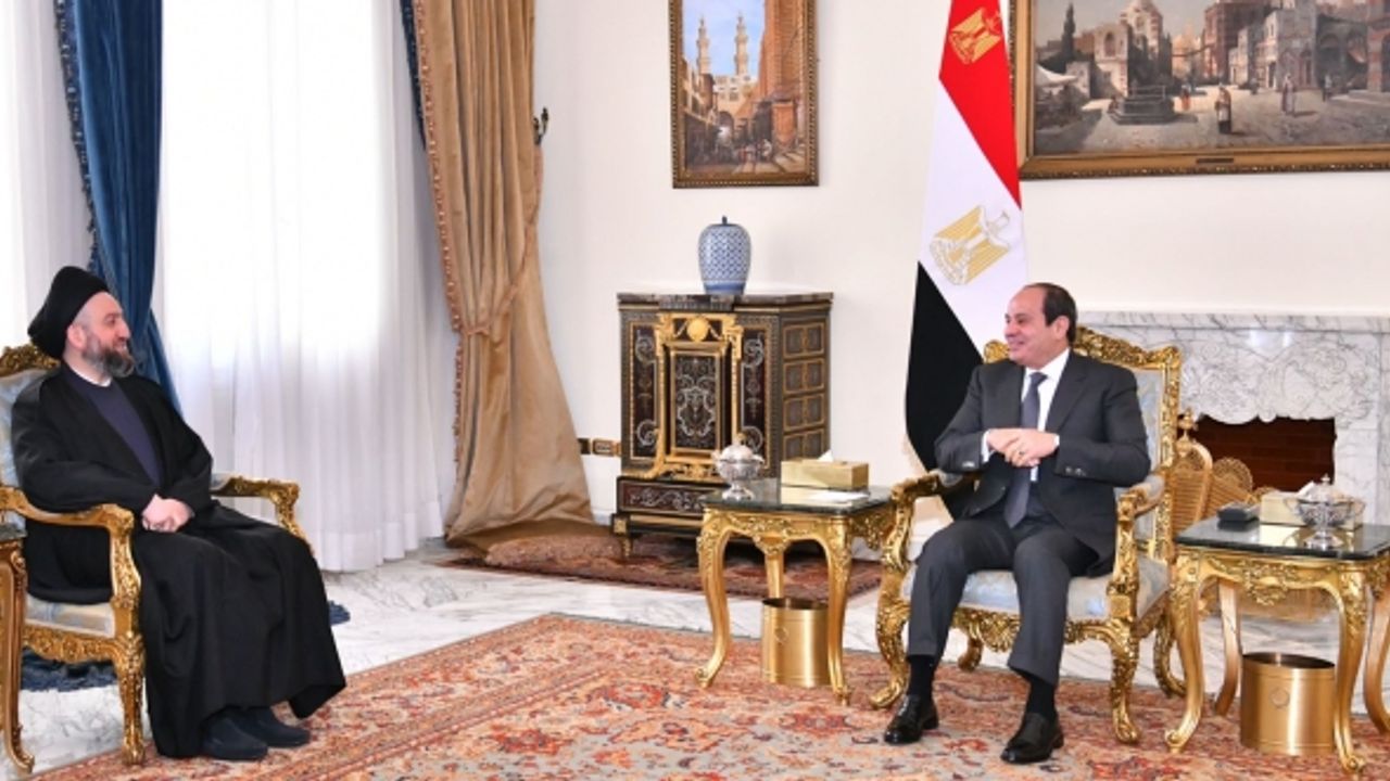  Ulusal Hikmet Akımı Başkanı ile Sisi görüştü