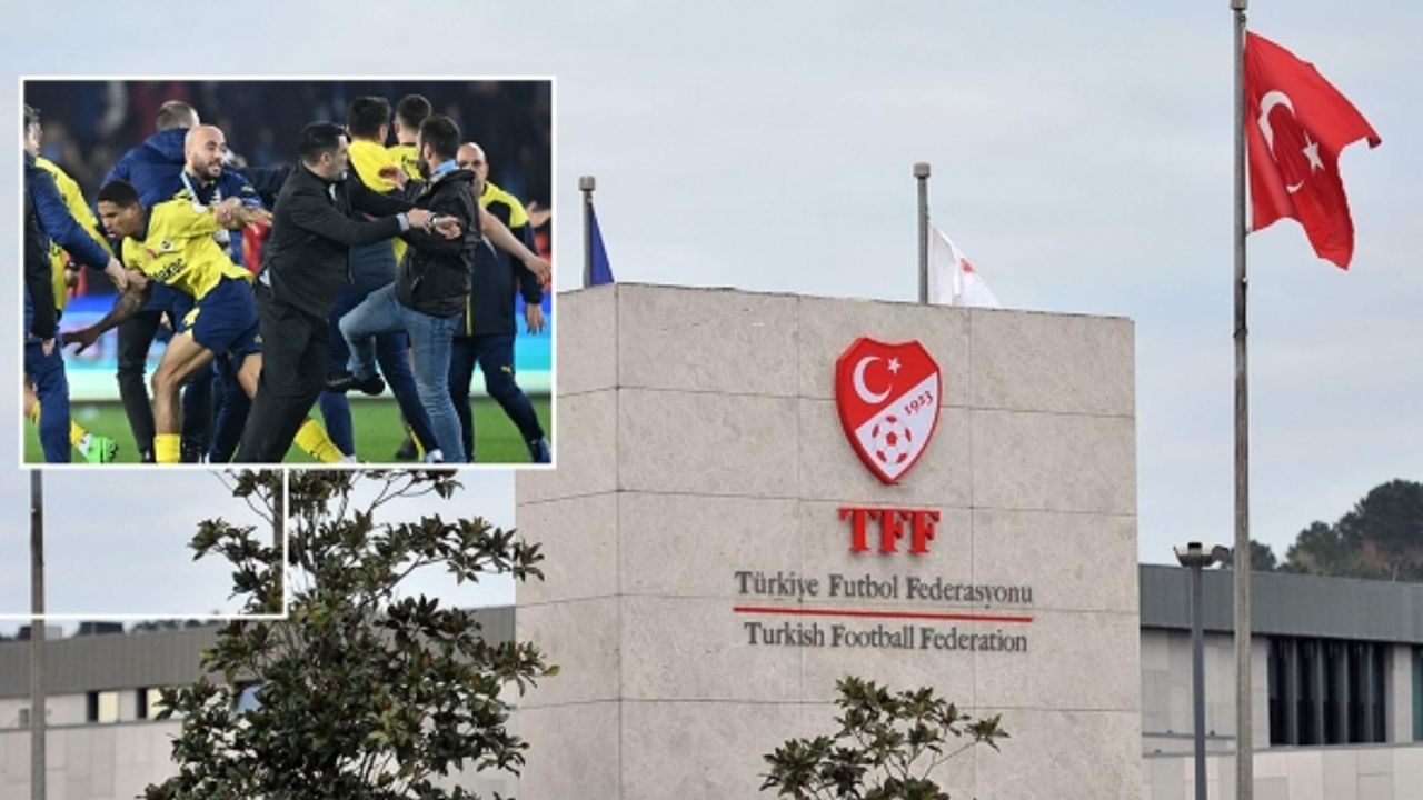 TFF'den olaylı Trabzonspor-Fenerbahçe derbisi açıklaması