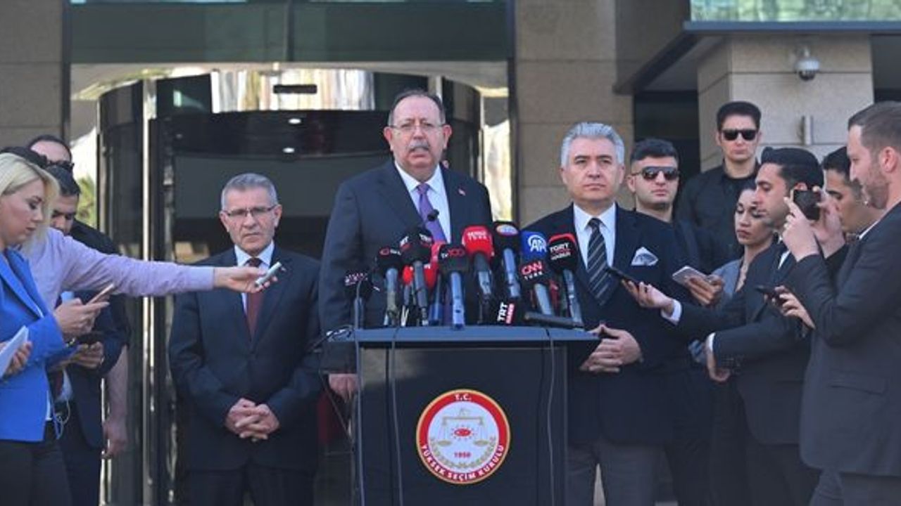 YSK Başkanı Yener: "Saat 16.00 itibarıyla 32 ilimizde oy sayımı başladı"