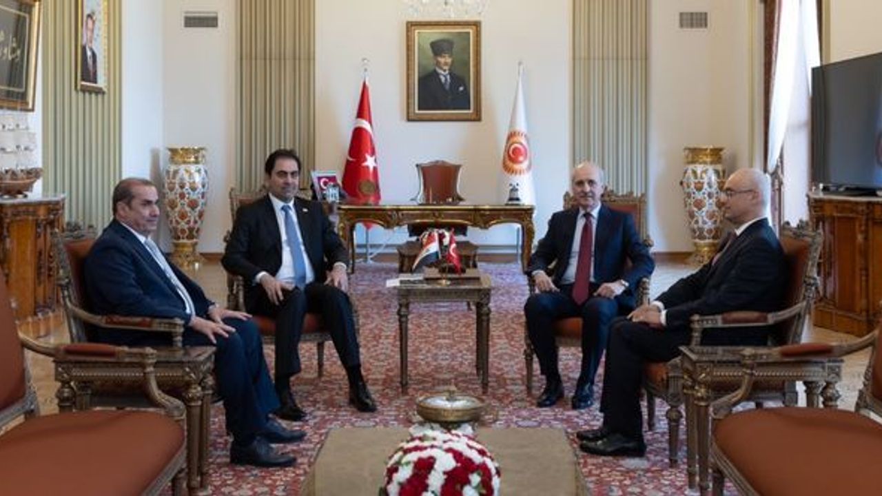 Temsilciler Meclisi Başkanvekili Mendelevi ile TBMM Başkanı Kurtulmuş görüştü