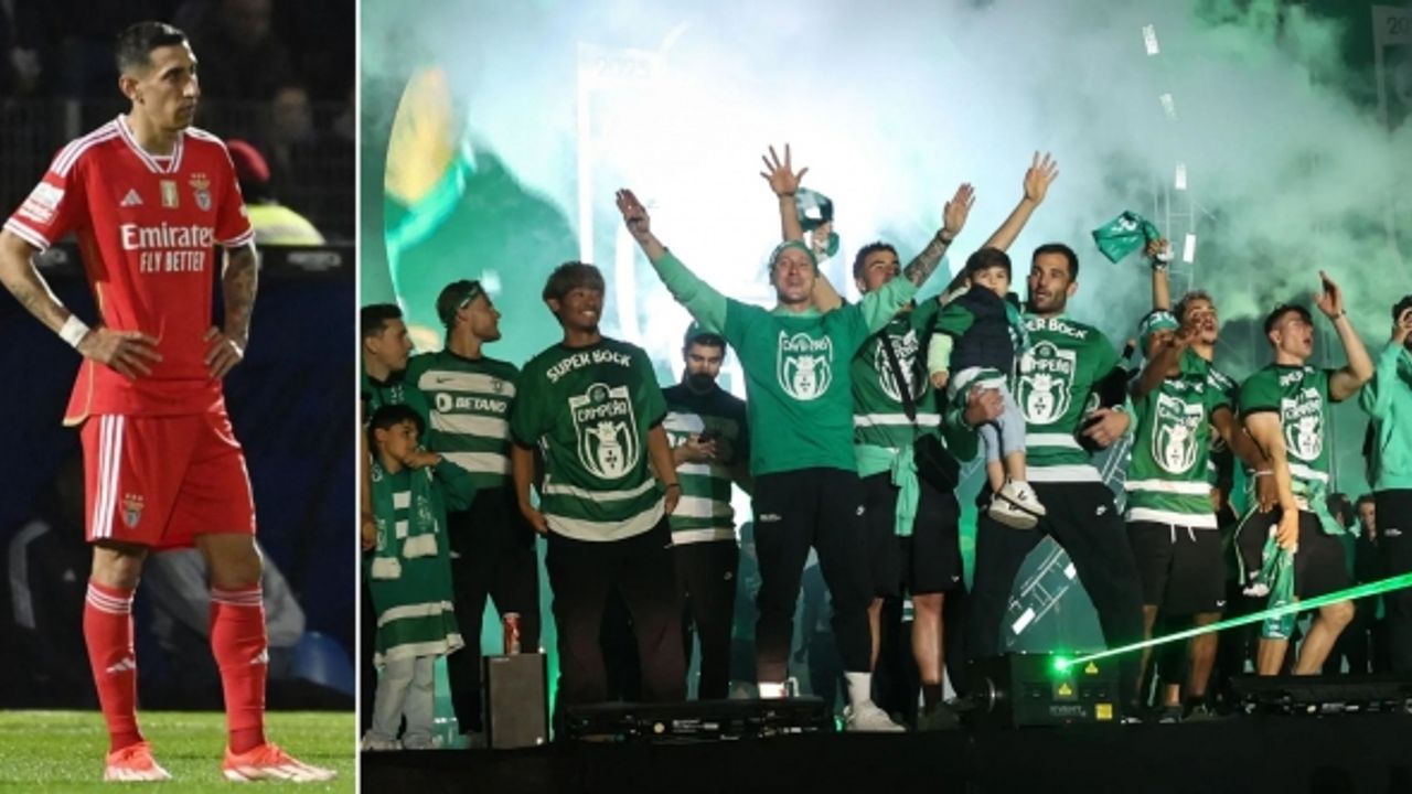 Benfica kaybetti, Sporting şampiyon oldu