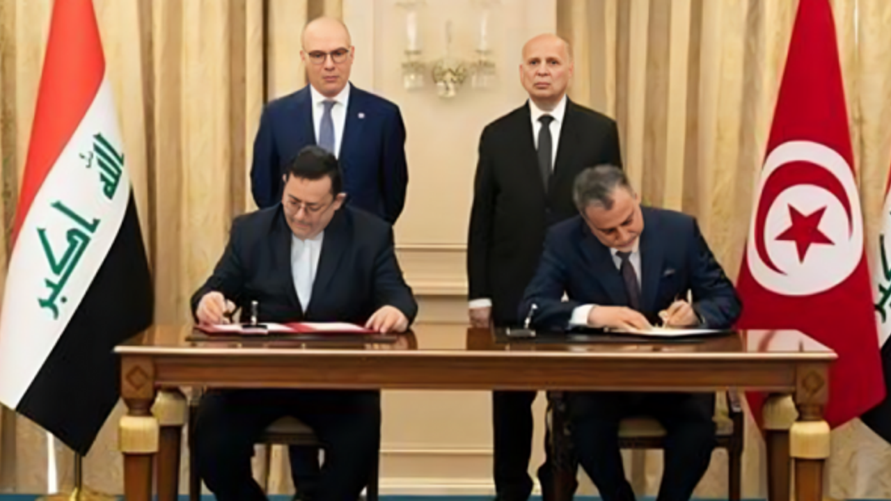 Irak ve Tunus arasında 18 anlaşma ve mutabakat zaptı imzalandı