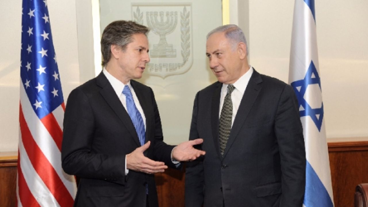 Netanyahu, ABD Dışişleri Bakanı Blinken ile bir araya geldi