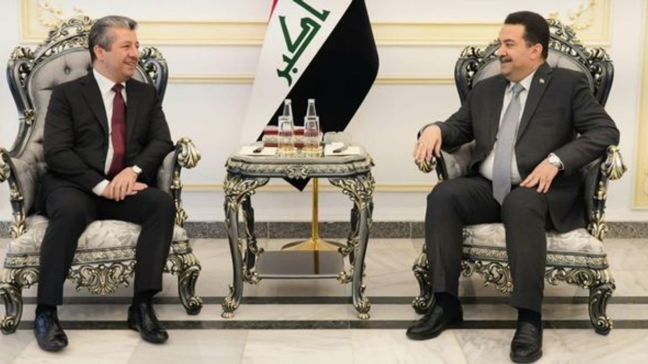 Sudani ve Mesrur ​​Barzani bir araya geldi
