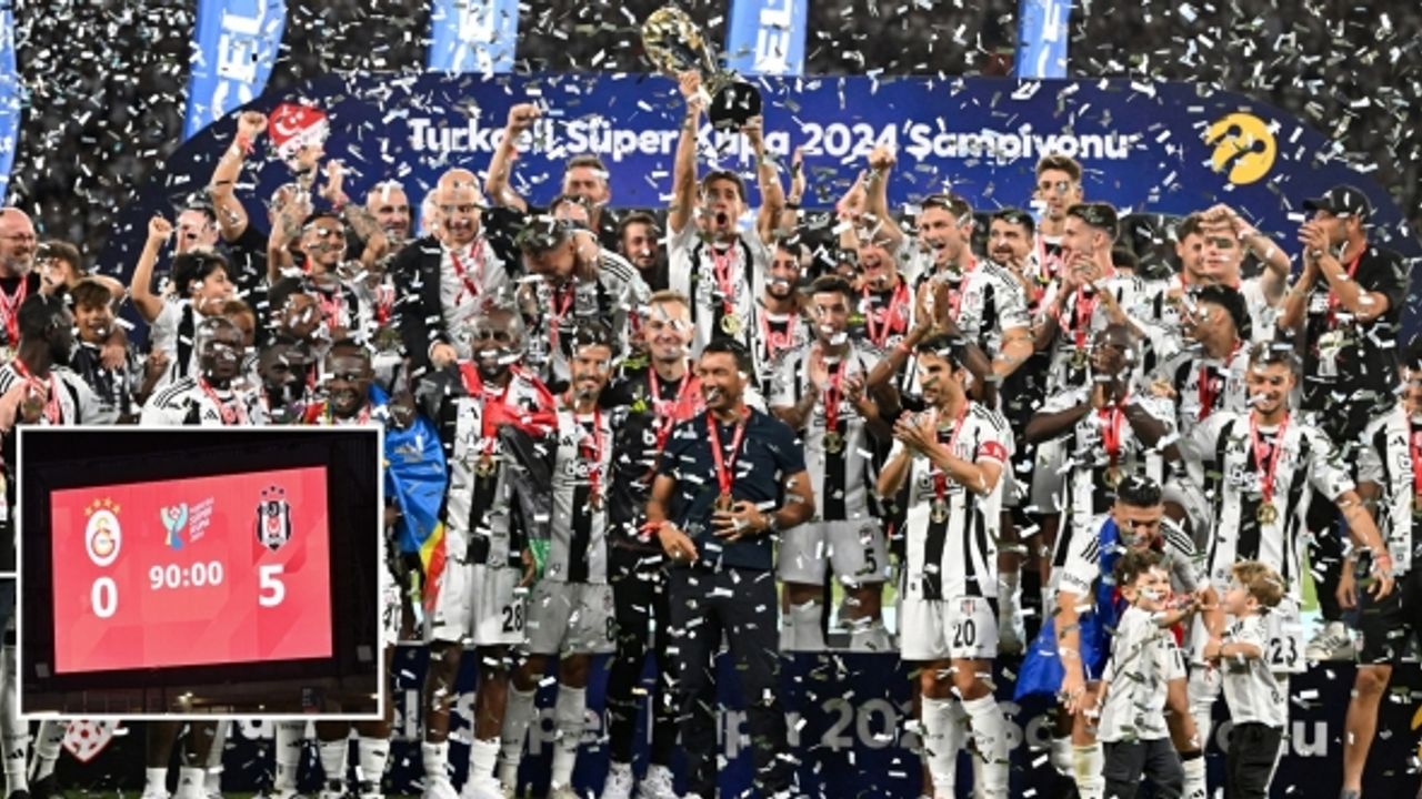 Beşiktaş tarihi skorla şampiyon oldu