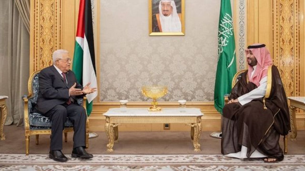 Filistin Devlet Başkanı Abbas, Suudi Arabistan Veliaht Prensi Bin Selman'la görüştü