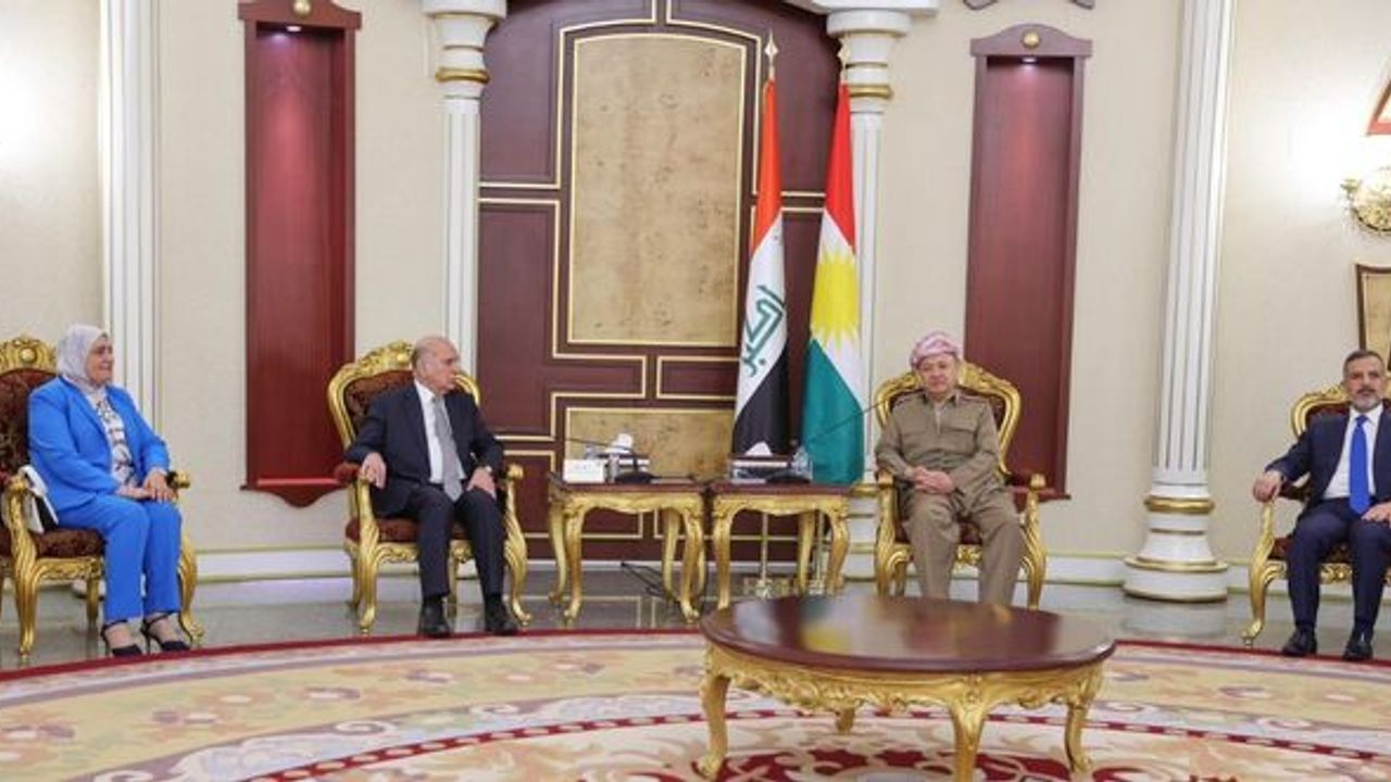 Irak Ekonomi Bakanları Konseyi ile Barzani görüştü