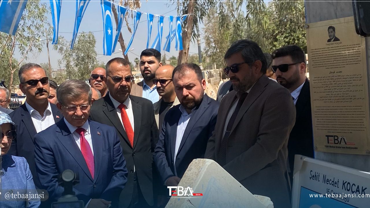Eski Türkiye Başbakanı Davutoğlu’ndan Kerkük’te bir dizi ziyaret