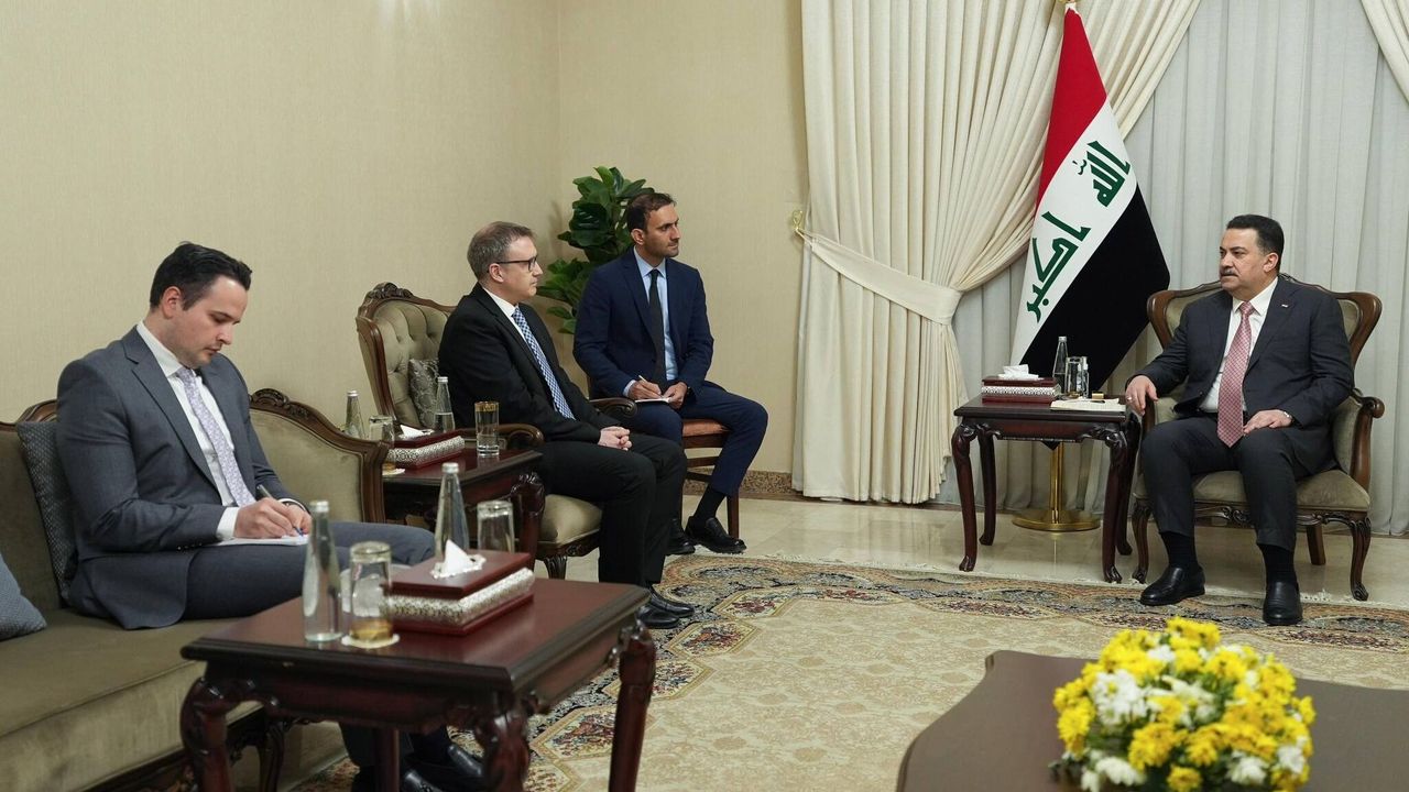 Türkiye'nin Bağdat Buyukelcisi İnan Sudani ile Görüştü