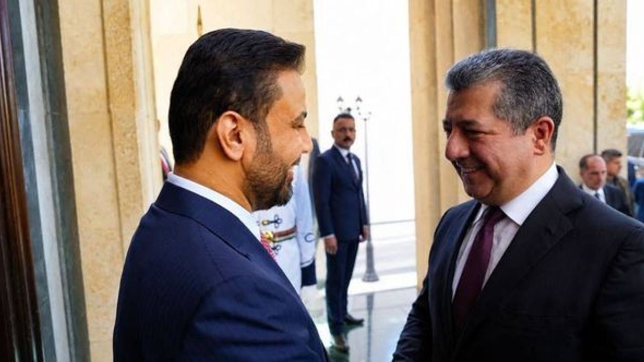 Ali Zeydi Mesrur Barzani ile Bağdat'ta Bir Araya Geldi