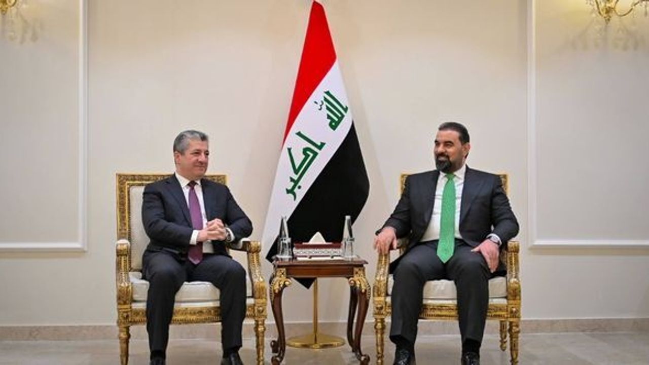 Mesrur Barzani Irak Parlamentosu Başkanı ile Görüştü