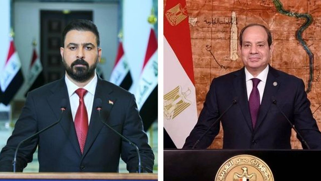 Başbakan Zeydi ile Cumhurbaskani Sisi Görüştü