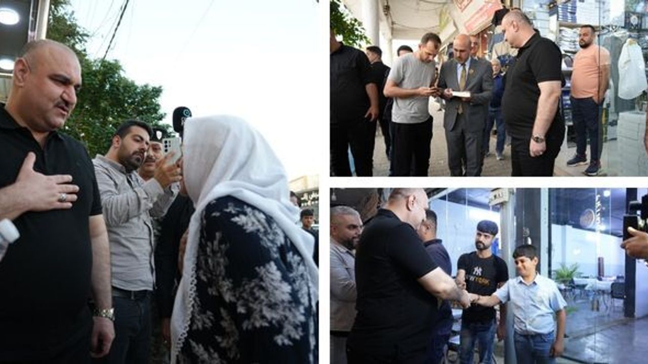 Kerkük Valisi Aga Kentin Farkli Semtlerinde Vatandaslarla Bir Araya