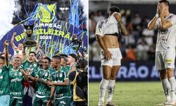 Palmeiras şampiyon oldu, Santos küme düştü