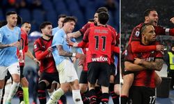 Lazio 8 kişi kaldı, Milan tek golle kazandı