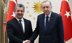 Türkiye Cumhurbaşkanı Erdoğan ile IKBY Başbakanı Barzani görüştü