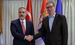 Sırp lider Vucic ile Bakanı Fidan görüştü