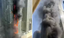 Dubai'de 67 katlı binada çıkan yangın söndürüldü